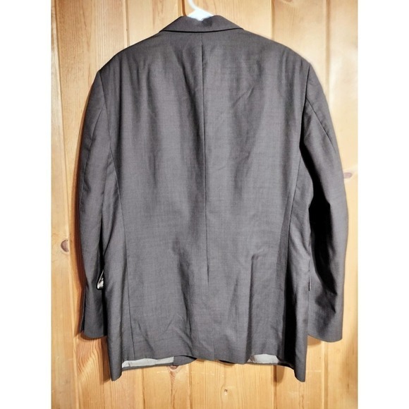 Jos. A Banks brown sports coat men size 43 regular 100% Wool - Picture 10 of 10